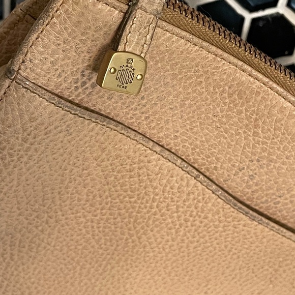 Vintage Mark Cross Pebbled Leather Crossbody Bag - Picture 3 of 16